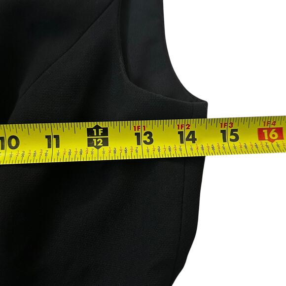 BCBGMaxazria Abrielle Black Line Full Zip Peplum Women's Top Size XS | 61-45 - Picture 5 of 6